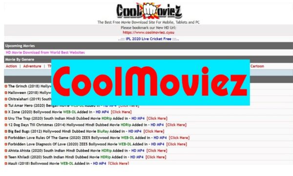 Coolmoviez 2021: Free Bollywood, Hollywood Dubbed Movies Download Website Coolmoviez News and Updates