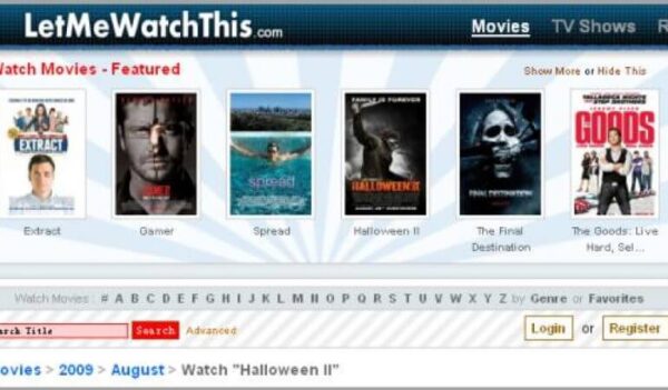 Watch Movies Online Free with Best Sites Like LetMeWatchThis￼