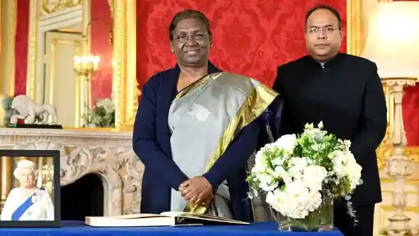 President Droupadi Murmu meets King Charles III ahead of Queen’s funeral in London