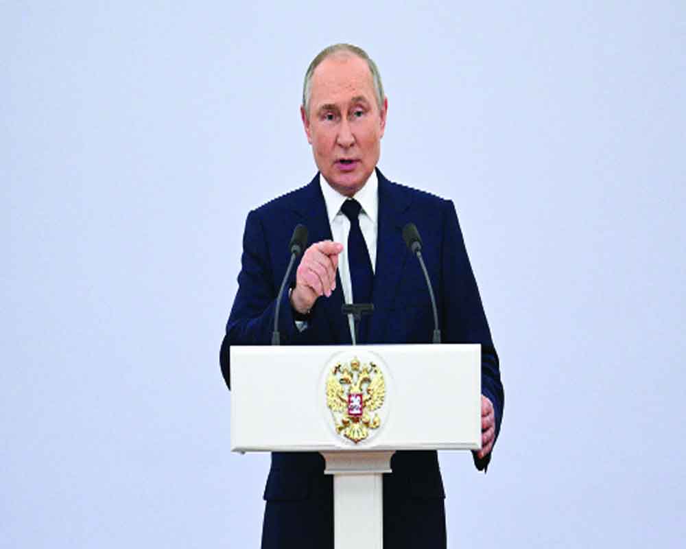 PUTIN SAYS HE WON’T USE NUCLEAR WEAPONS IN UKRAINE